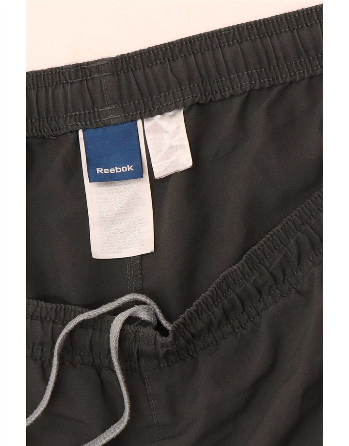 Reebok Mens Sport Shorts 2XL Black Colourblock Polyester