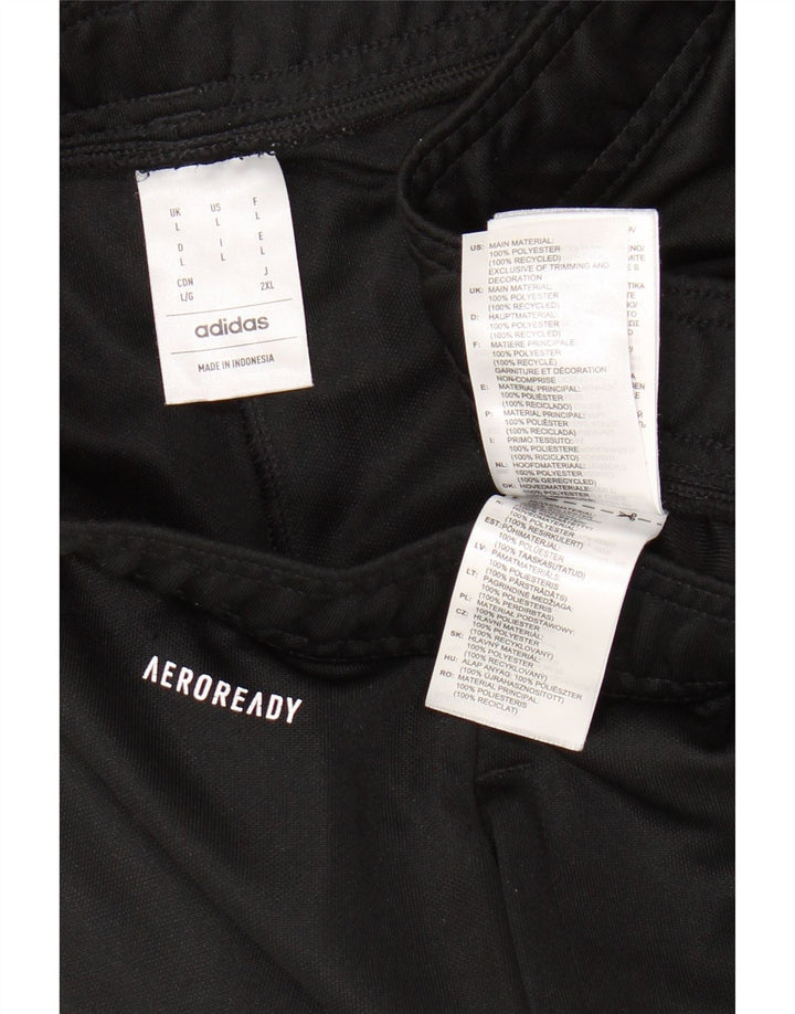 ADIDAS Mens Aeroready Tracksuit Trousers Large  Black Polyester