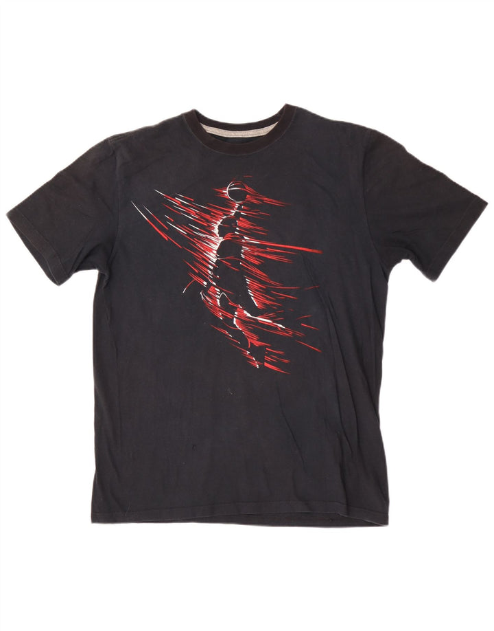 Jordan Mens Graphic T-Shirt Top Medium Black