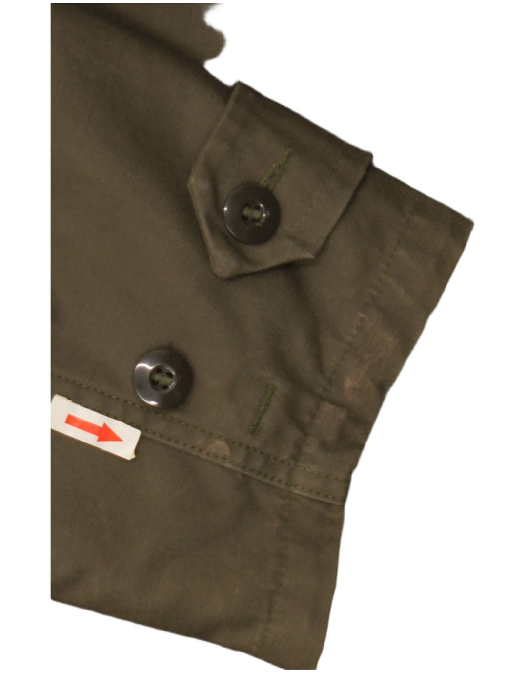 VINTAGE Mens Military Hooded Parka Jacket UK 40 Large Green