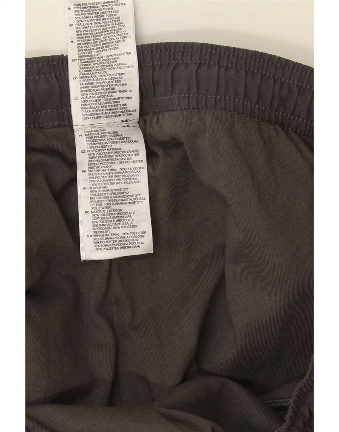 Adidas Mens Tracksuit Trousers Joggers Large  Grey Polyester
