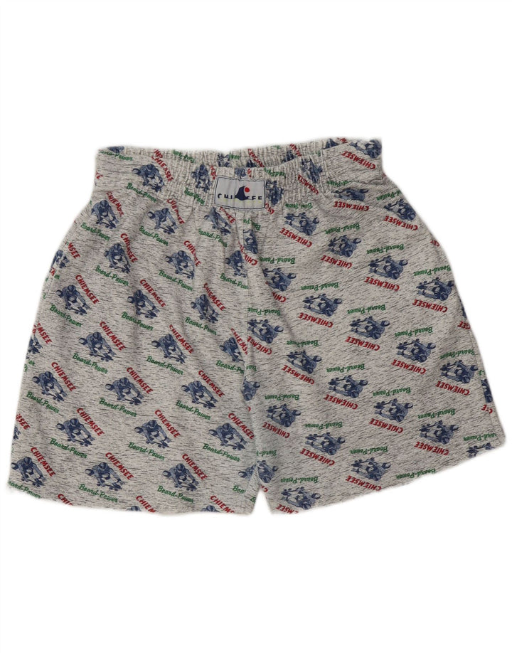 Chiemsee Mens Graphic Sport Shorts XL Grey Cotton