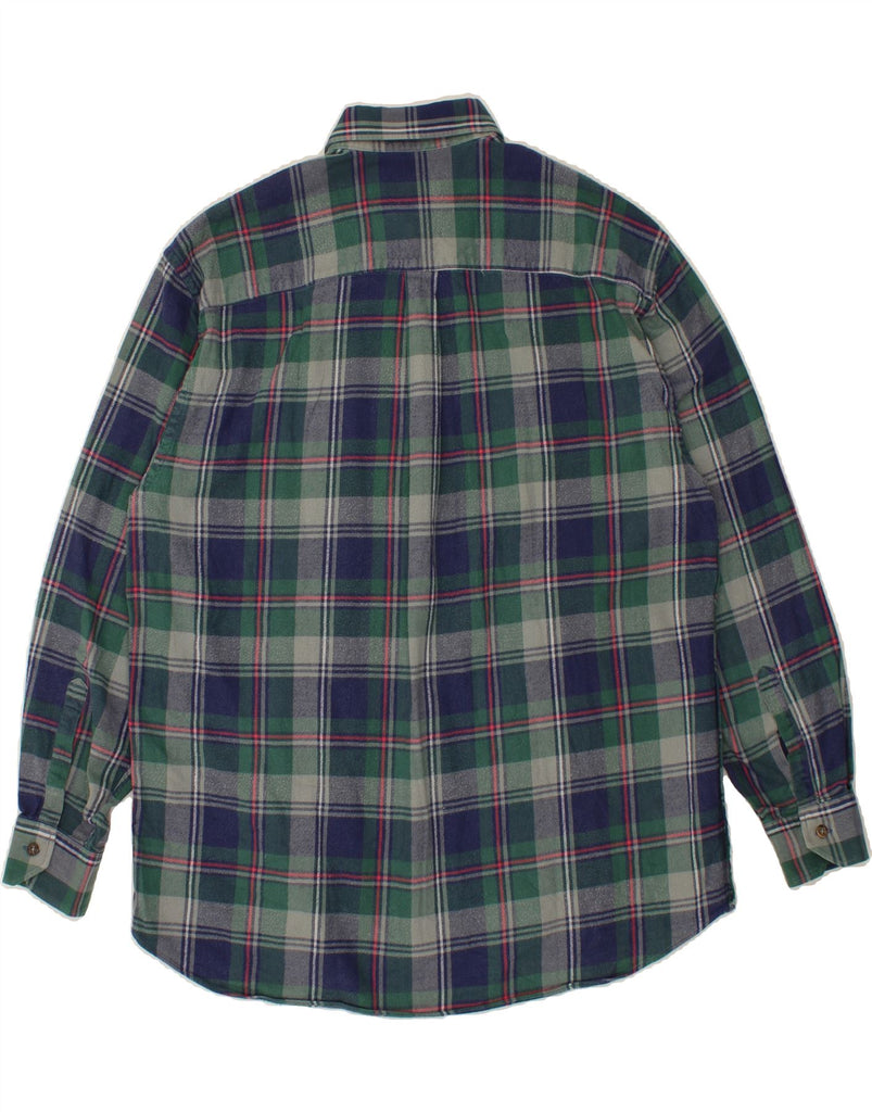 VINTAGE Mens Shirt XL Green Check Vintage Vintage and Second-Hand Vintage from Messina Hembry 