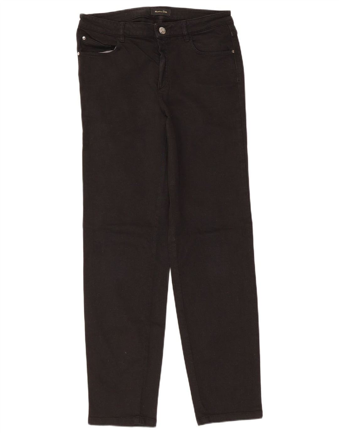 Massimo Dutti Womens Slim Jeans EU 38 Small W28 L28 Black