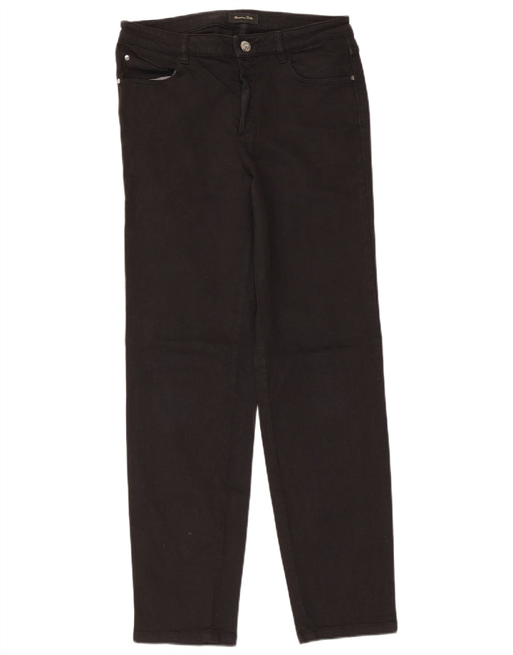 Massimo Dutti Womens Slim Jeans EU 38 Small W28 L28 Black