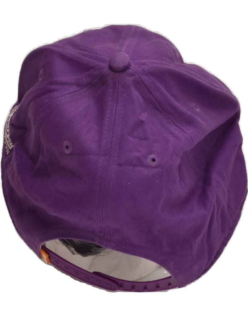 SUPERDRY Mens Graphic Ear Flap Snapback Cap One Size Purple Cotton | Vintage Superdry | Thrift | Second-Hand Superdry | Used Clothing | Messina Hembry 