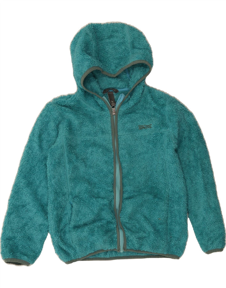 EDDIE BAUER Girls Hooded Fleece Jacket 8-9 Years  Blue Vintage Eddie Bauer and Second-Hand Eddie Bauer from Messina Hembry 