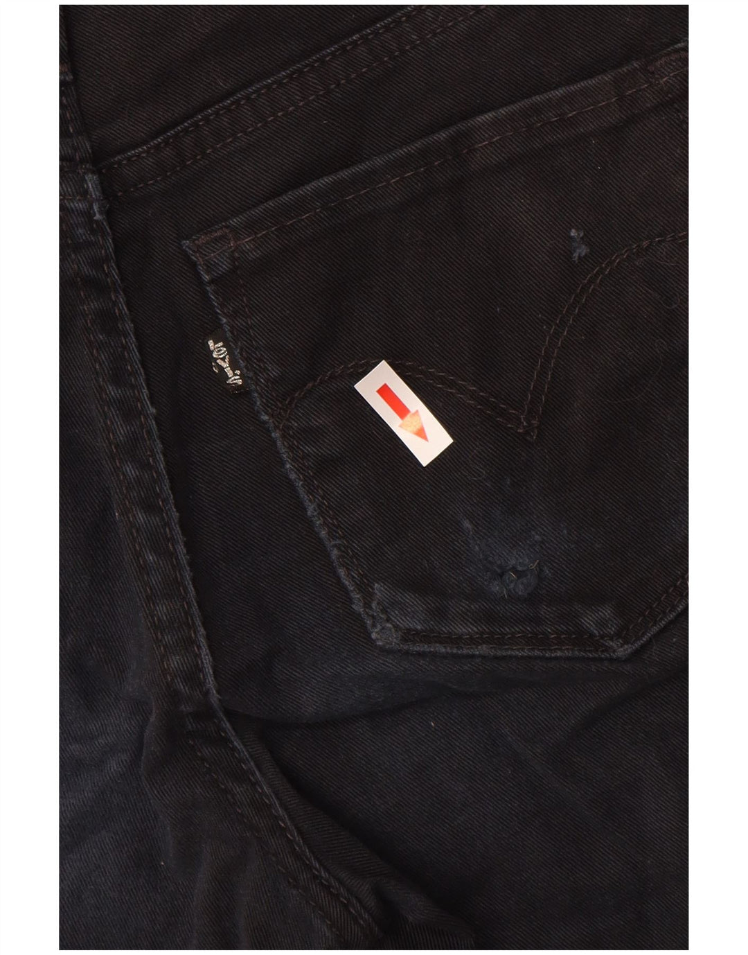 LEVI'S Womens Demi Curve Classic Fit Straight Jeans W26 L32 Black