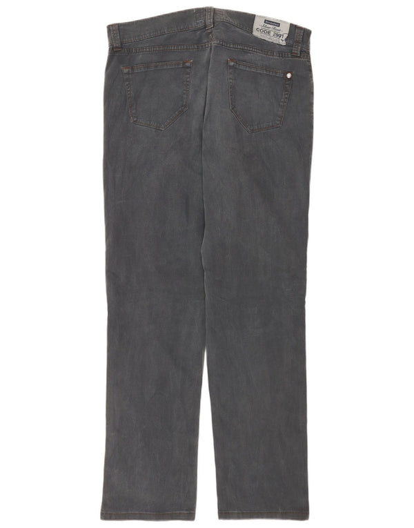 Brooksfield Mens Straight Jeans IT 52 XL W38 L32 Grey Cotton