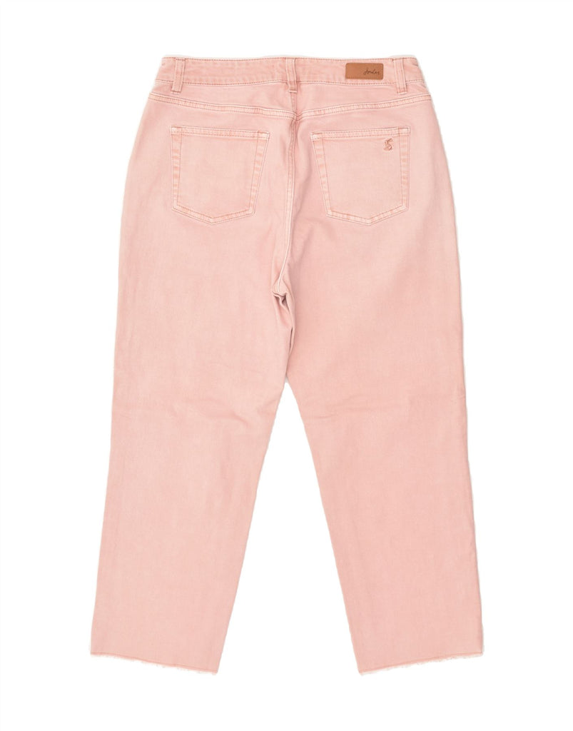 JOULES Womens Crop Tapered Jeans UK 12 Medium W28 L24 Pink | Vintage Joules | Thrift | Second-Hand Joules | Used Clothing | Messina Hembry 