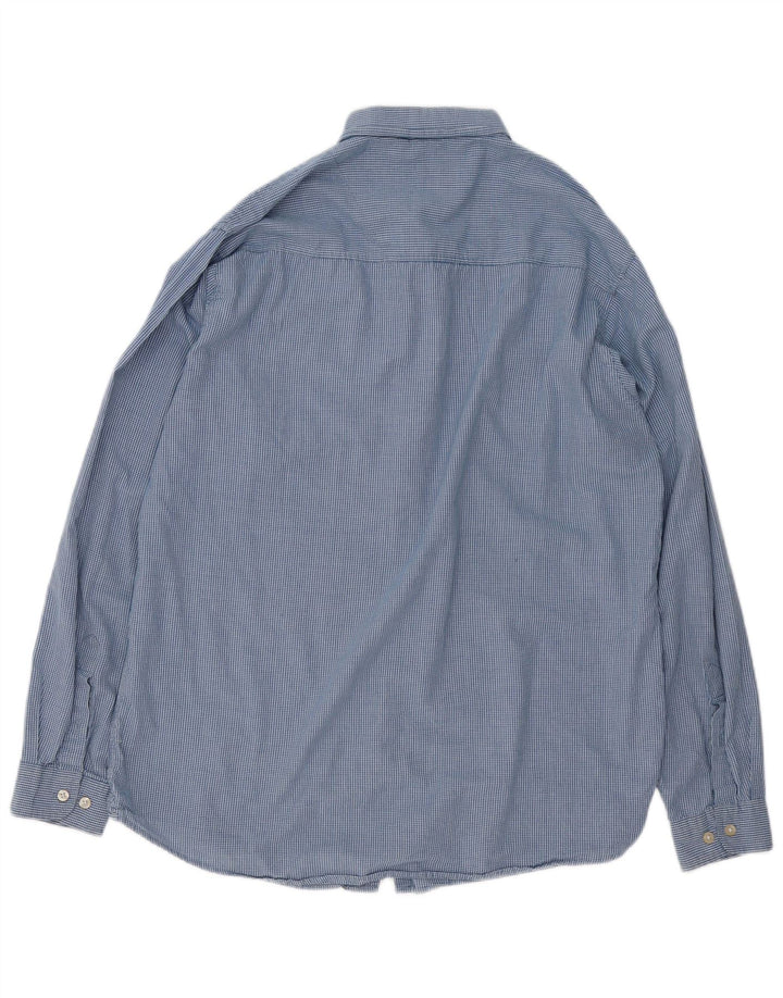 Levi's Mens Shirt XL Blue Gingham Cotton