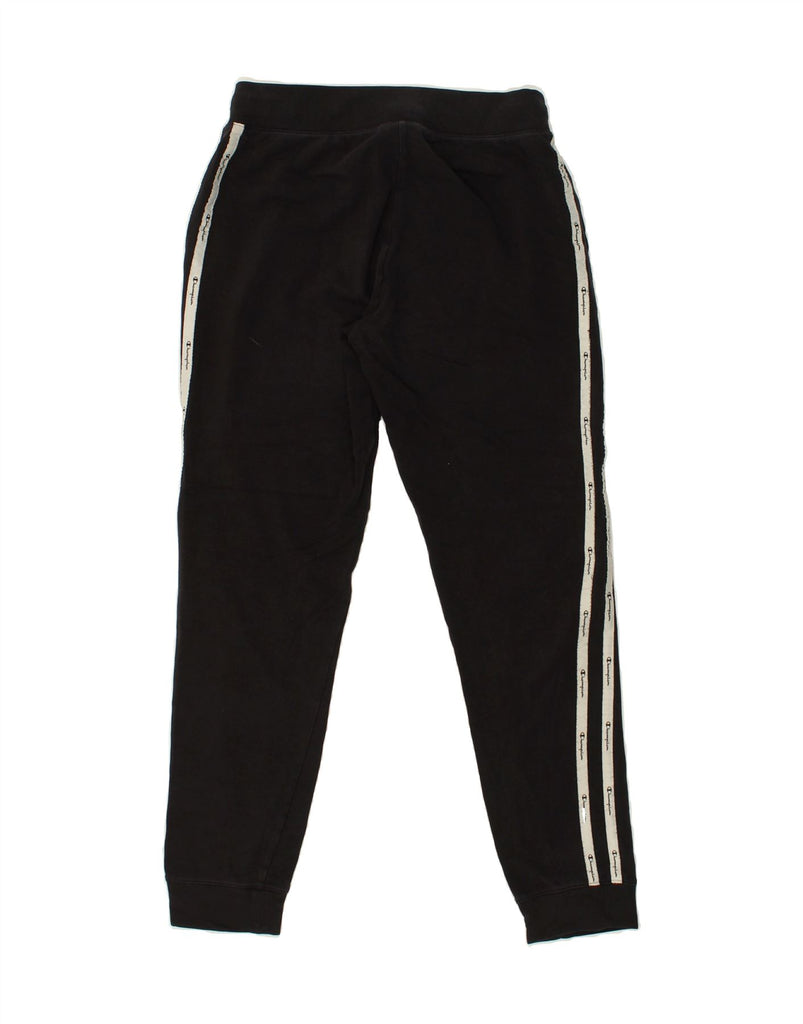 CHAMPION Mens Tracksuit Trousers Joggers Medium Black Cotton | Vintage Champion | Thrift | Second-Hand Champion | Used Clothing | Messina Hembry 