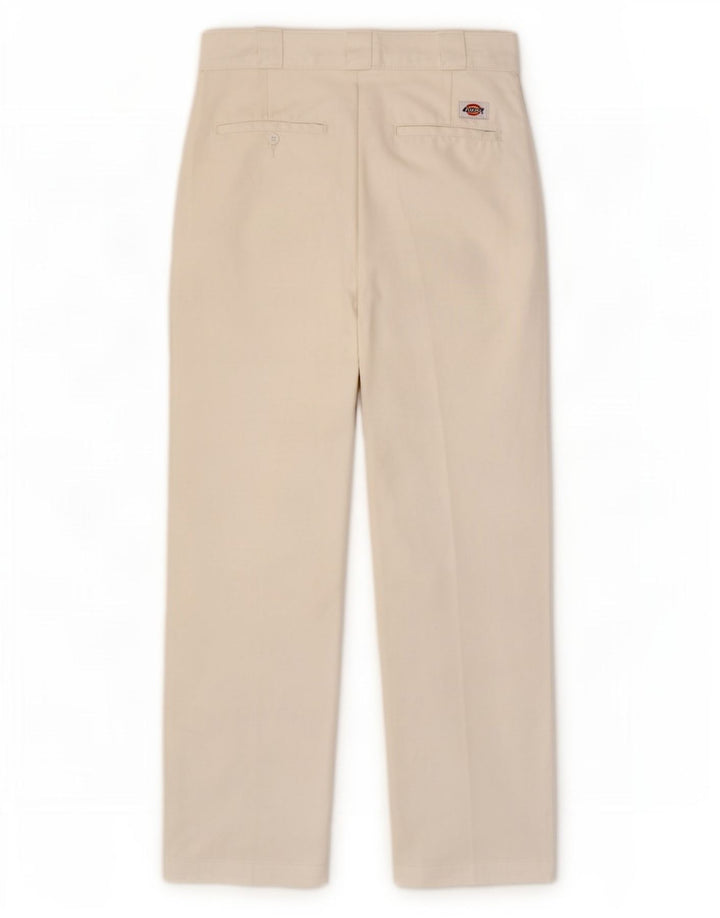 Dickies Womens Straight Chino Trousers W28 L26 White Polyester
