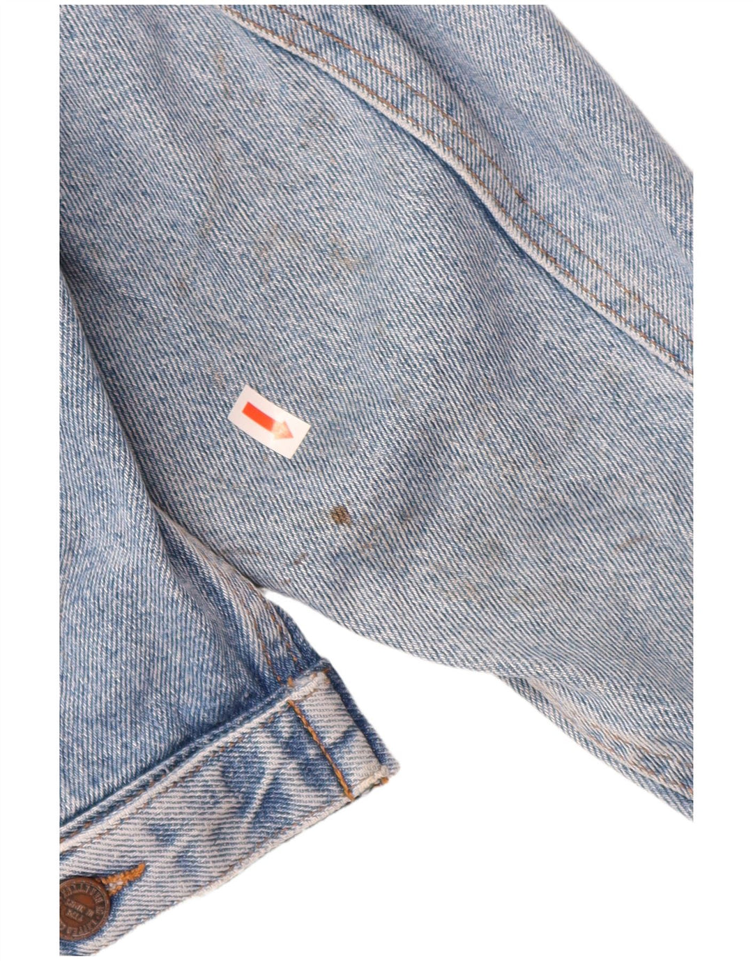 BENETTON Mens Denim Jacket IT 52 XL Blue Cotton