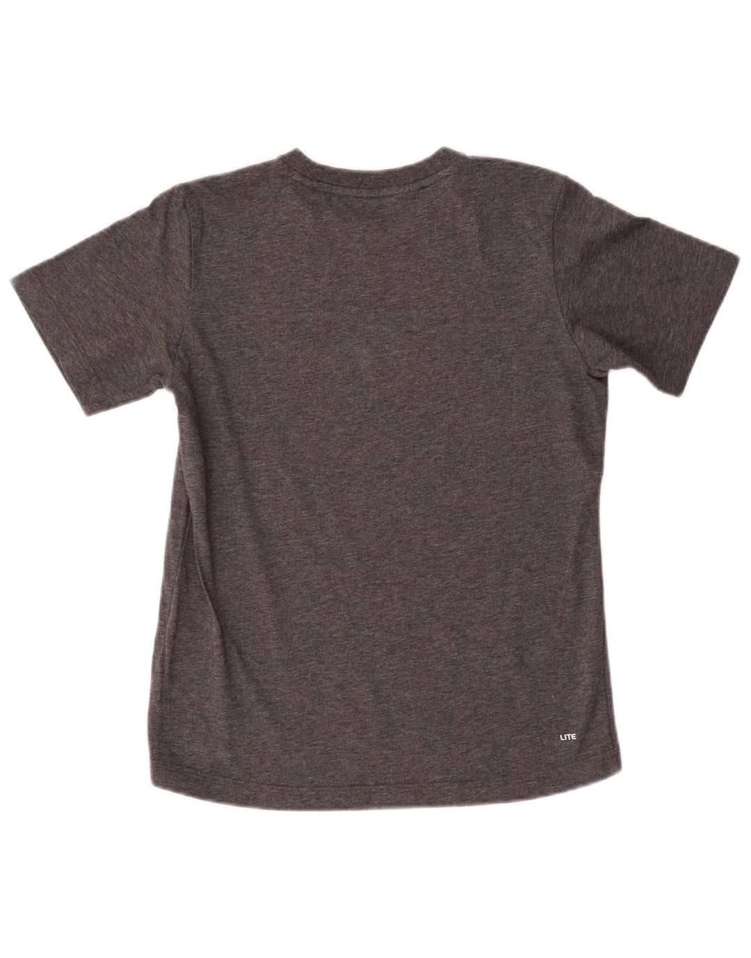 Adidas Boys Graphic T-Shirt Top 11-12 Years Grey Cotton