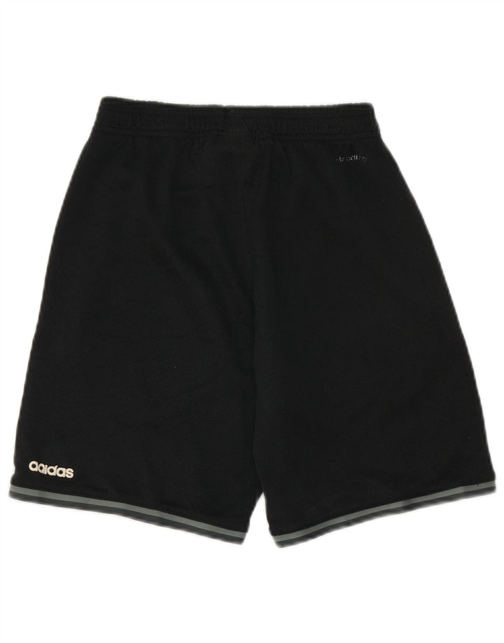 ADIDAS Boys Climacool Sport Shorts 11-12 Years Black Polyester