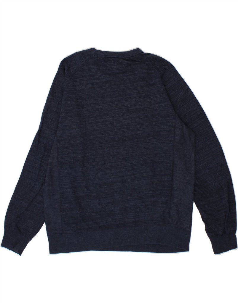 CHAMPION Mens Sweatshirt Jumper XL Navy Blue Flecked Cotton Vintage Champion and Second-Hand Champion from Messina Hembry 