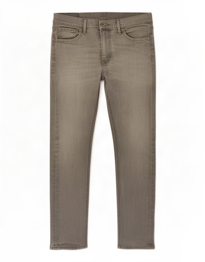 Levi's Mens Slim Jeans W30 L30 Grey Cotton