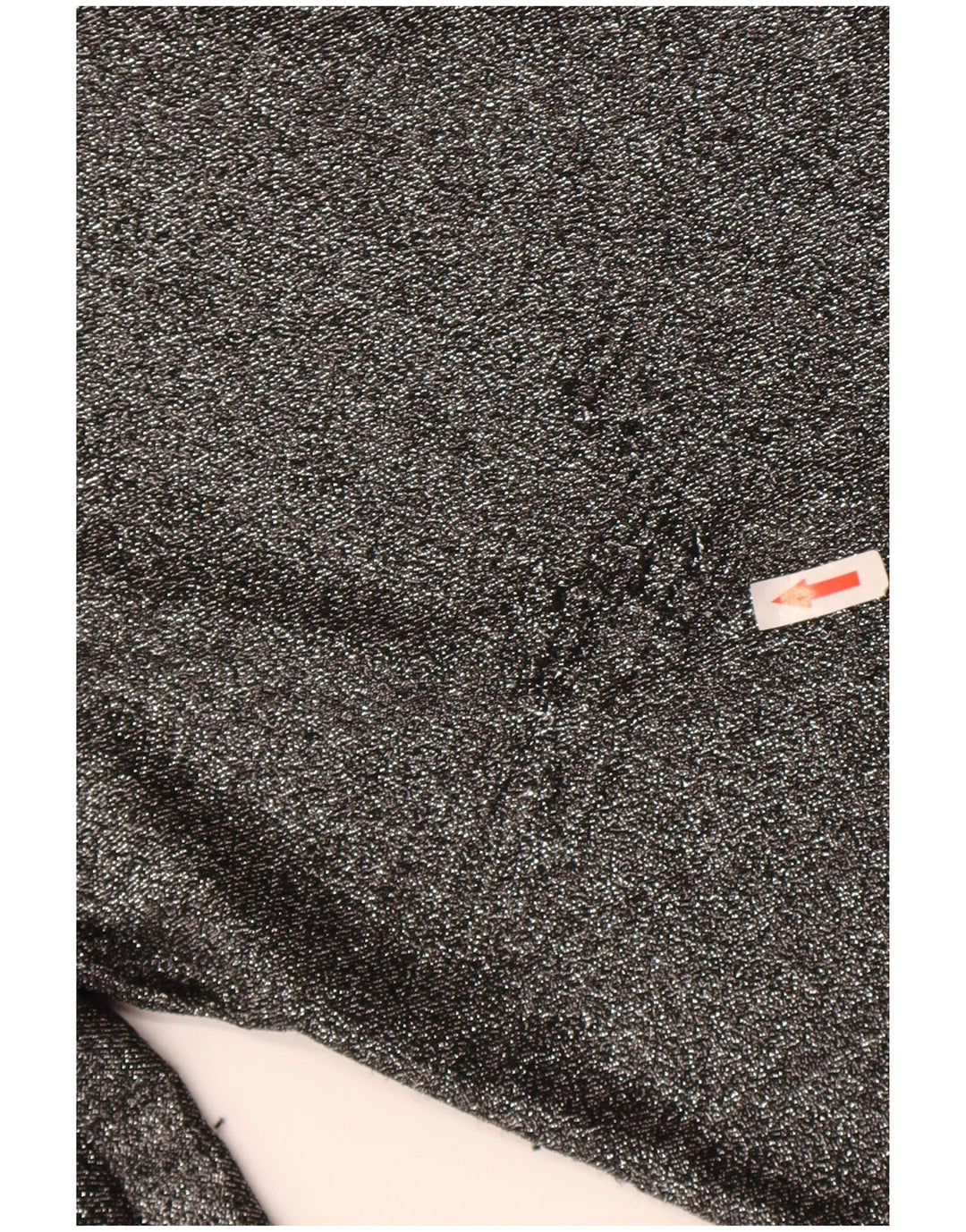 Zara Womens Oversized Top Long Sleeve UK 10 Small Silver Polyamide