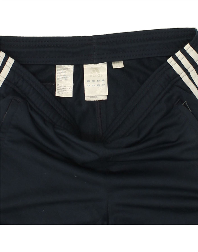 ADIDAS Mens Tracksuit Trousers Small Navy Blue Polyester | Vintage Adidas | Thrift | Second-Hand Adidas | Used Clothing | Messina Hembry 