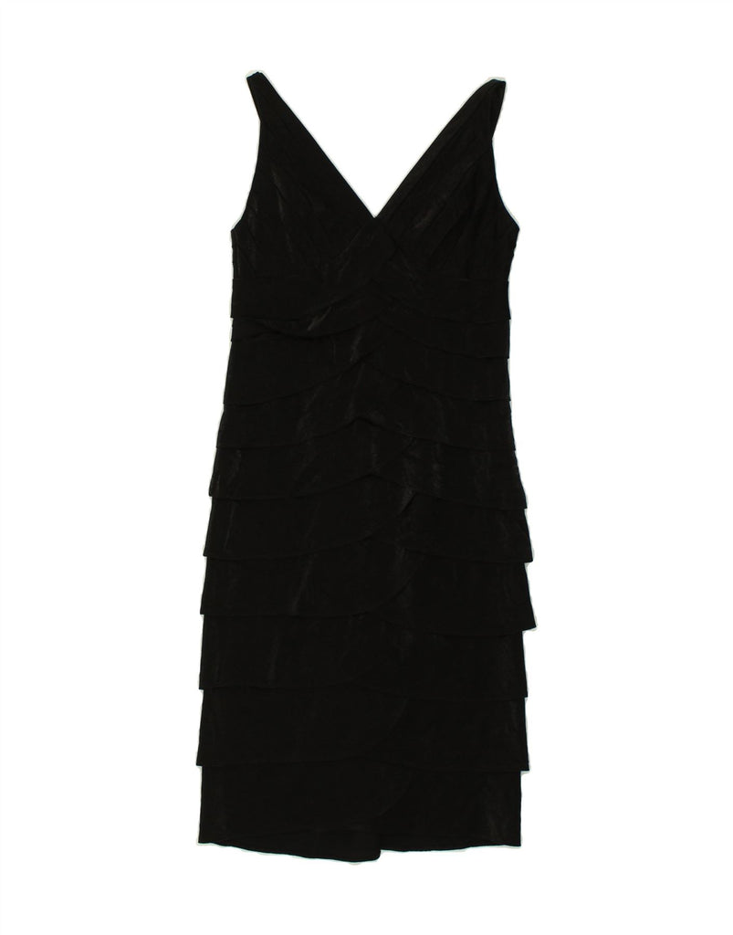 VINTAGE Womens Sleeveless Charleston Dress UK 10 Small Black Vintage Vintage and Second-Hand Vintage from Messina Hembry 