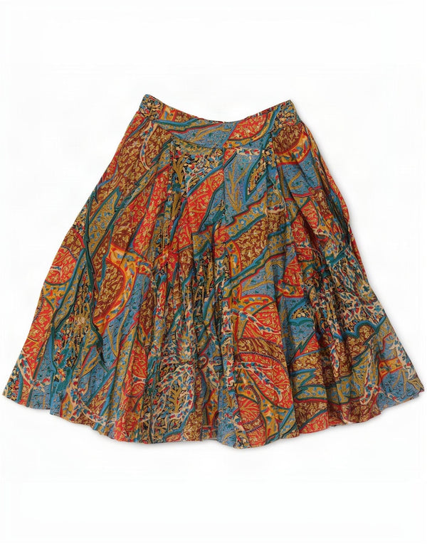 i Blues Womens Pleated Skirt IT 38 XS W22 Multicoloured Paisley