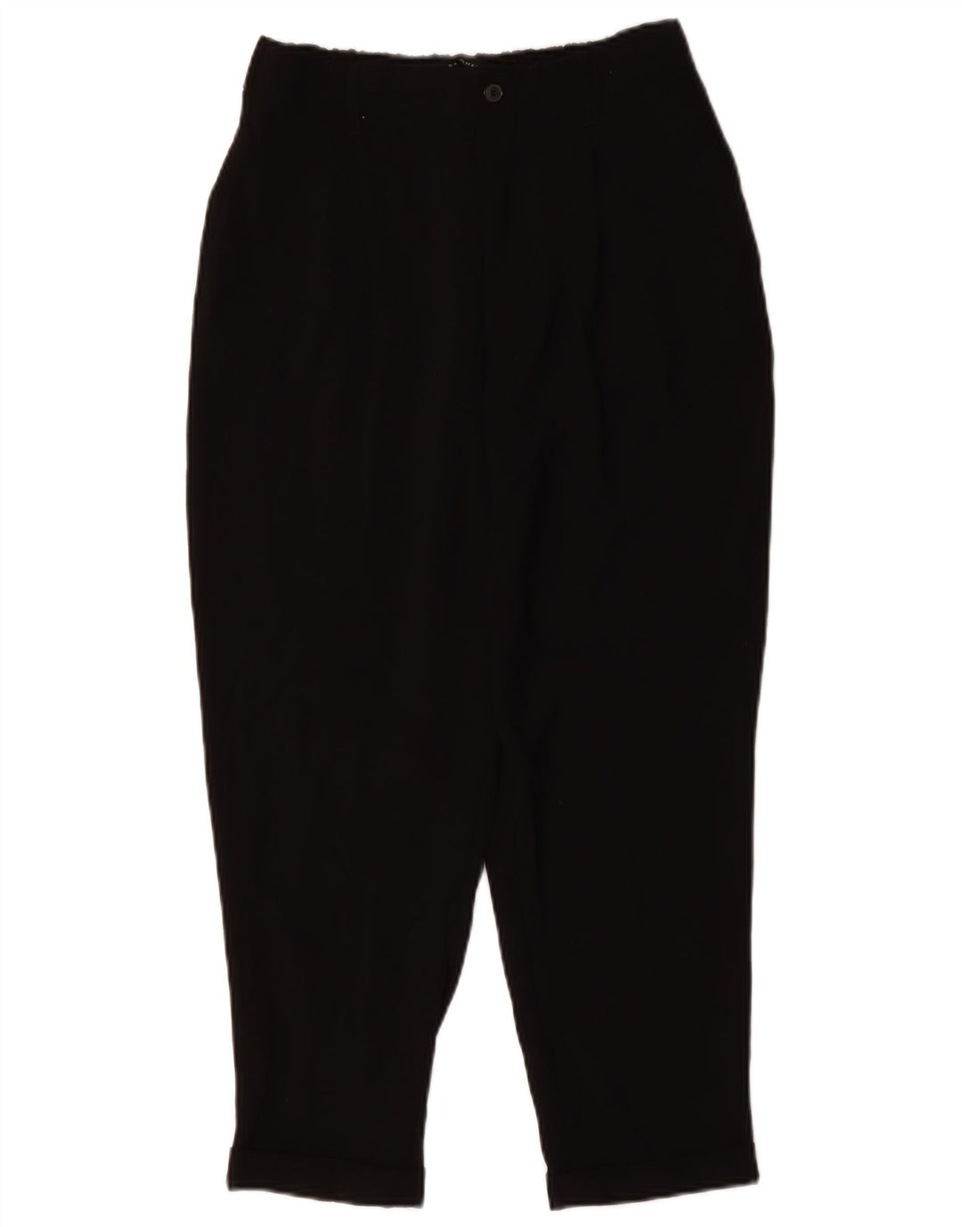 ZARA Womens Tapered Suit Trousers Medium W28 L33 Black Polyester