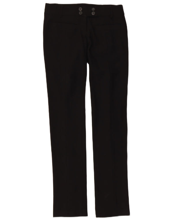 Pinko Womens Slim Casual Trousers UK 6 XS W30 L32 Black Viscose