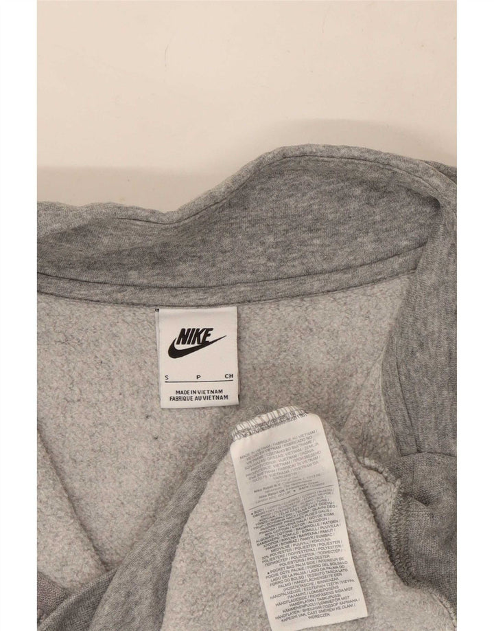Nike Mens Tracksuit Top Jacket Small Grey Colourblock Cotton