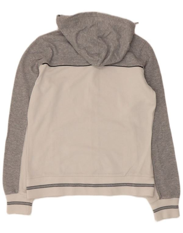 Champion Womens Heritage Fit Zip Hoodie Sweater UK 14 Medium White
