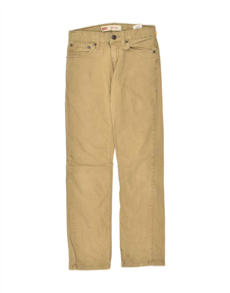 LEVI'S Boys 511 Slim Casual Trousers 11-12 Years W26 L26  Beige Cotton | Vintage Levi's | Thrift | Second-Hand Levi's | Used Clothing | Messina Hembry 