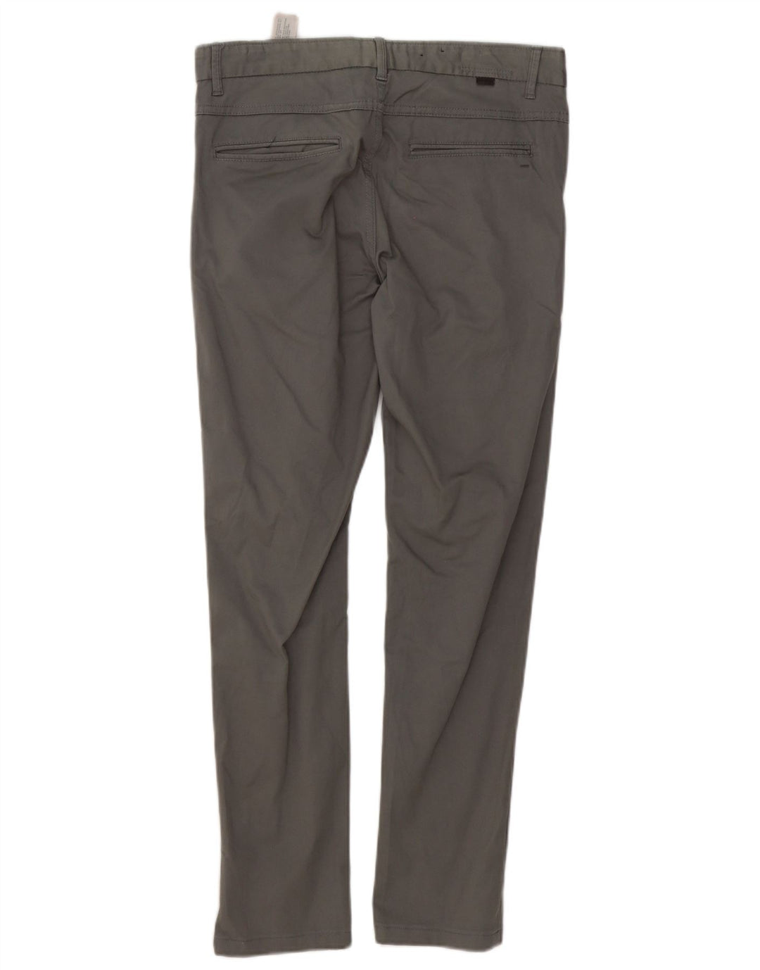 ZARA Mens Slim Chino Trousers EU 40 Medium W31 L30 Grey Cotton