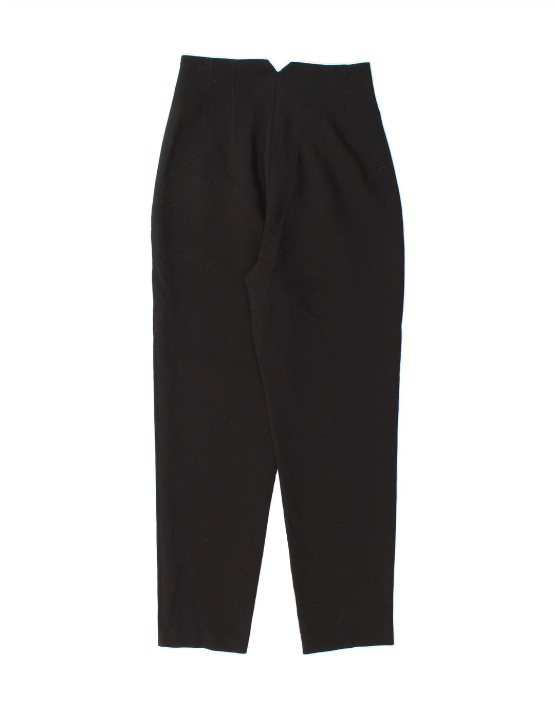 ZARA Womens Slim Casual Trousers XS W24 L26 Black Polyester Vintage Zara and Second-Hand Zara from Messina Hembry 