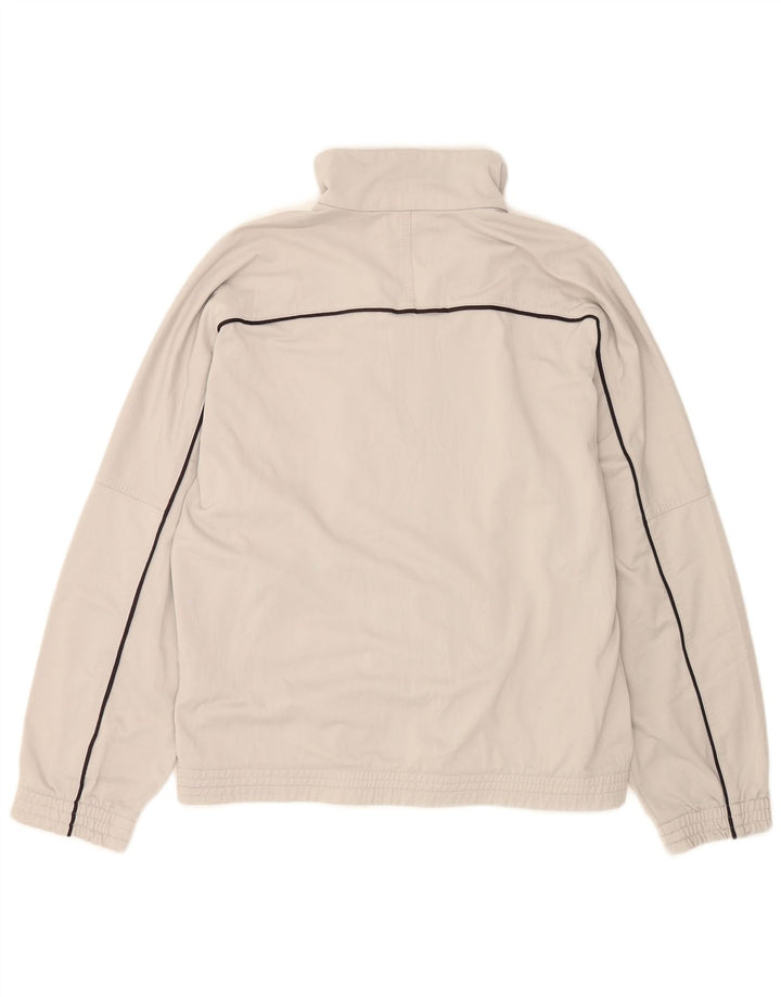 Diadora Mens Tracksuit Top Jacket UK 40 Medium Grey Polyester