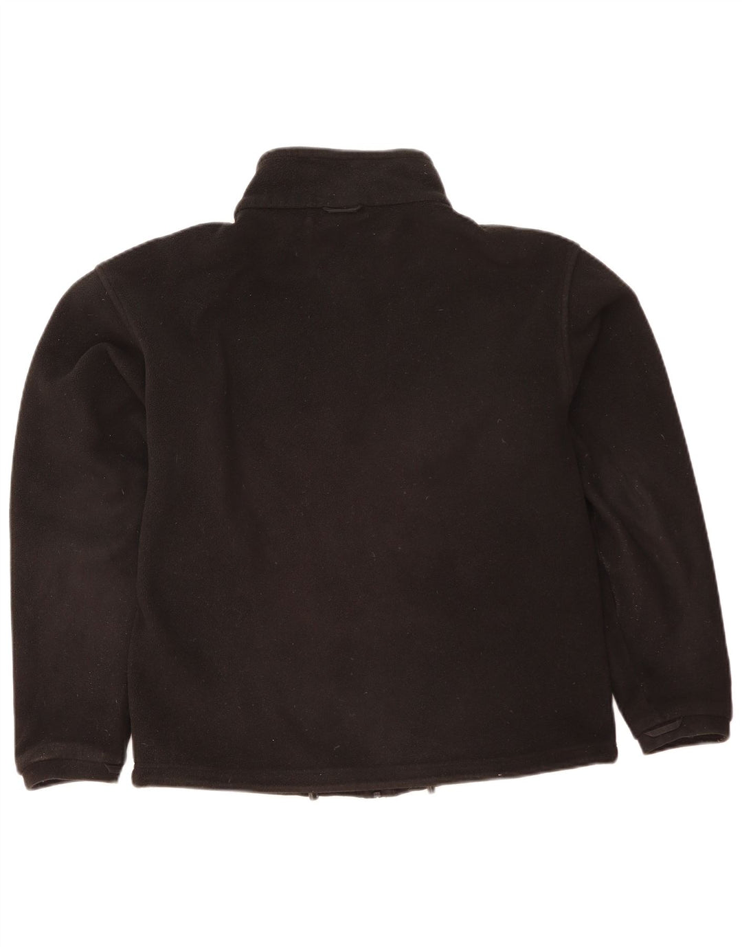 Jack Wolfskin Mens Fleece Jacket UK 36/38 Medium Black Polyester