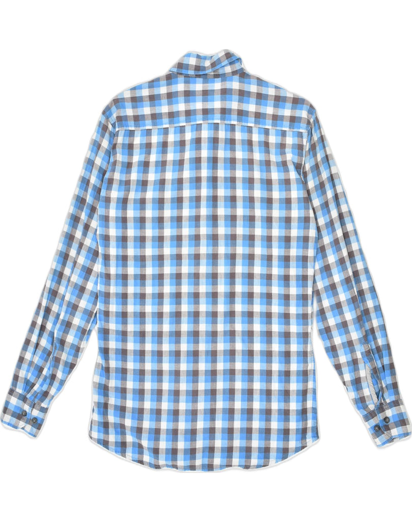 WRANGLER Mens Shirt Small Blue Check Cotton | Vintage | Thrift | Second-Hand | Used Clothing | Messina Hembry 