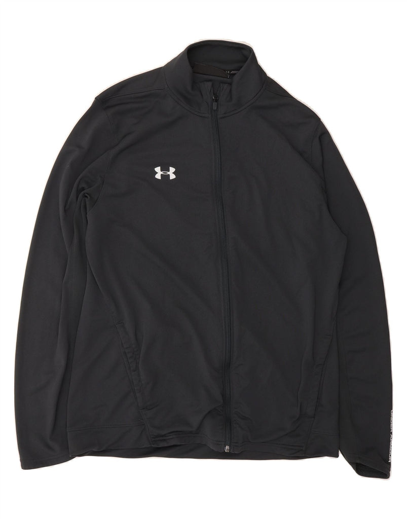 UNDER ARMOUR Mens Big & Tall Tracksuit Top Jacket XL Grey Polyester Vintage Under Armour and Second-Hand Under Armour from Messina Hembry 