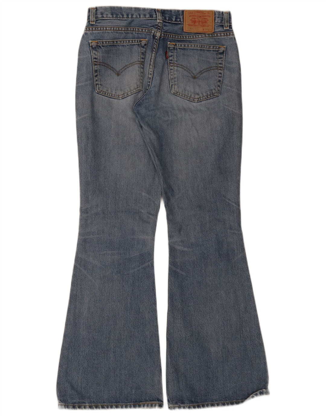 Levi's Mens 544 Bootcut Jeans W30 L34 Blue Cotton