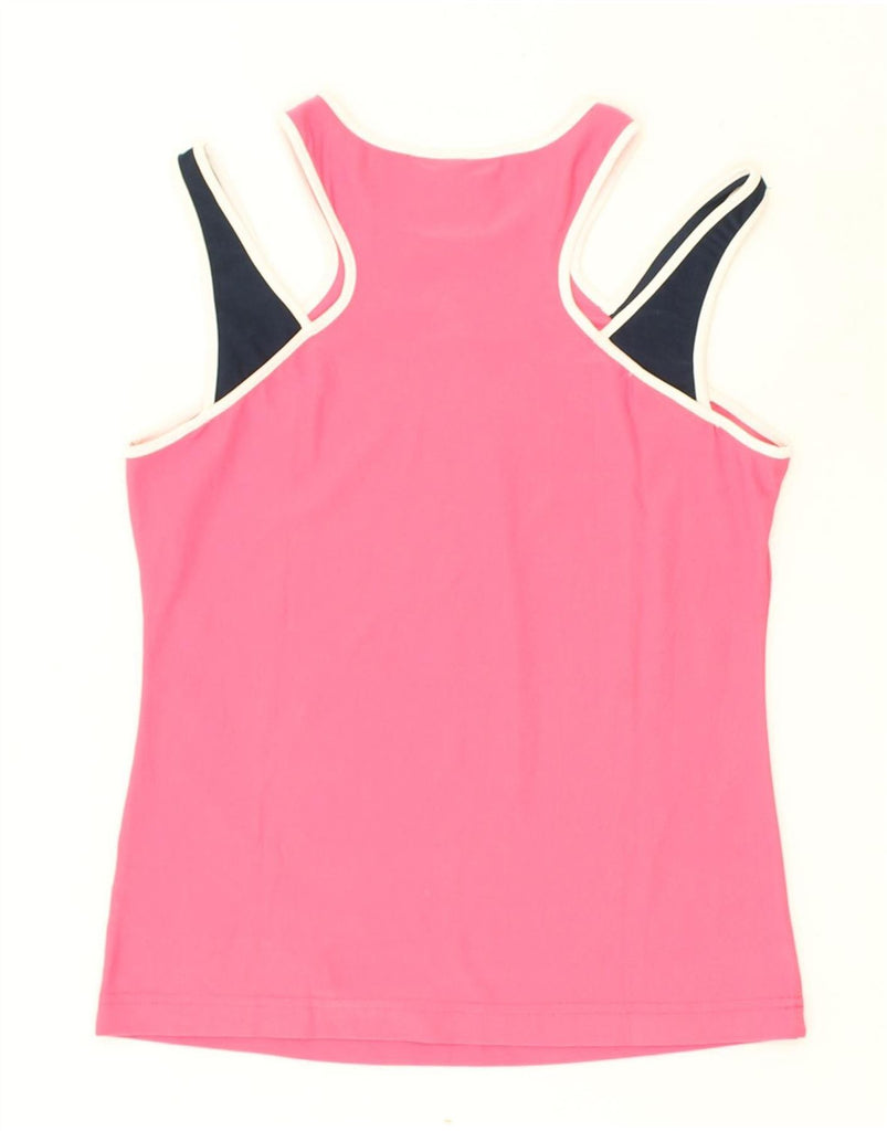 AUSTRALIAN L'ALPINA Womens Vest Top IT 44 Medium Pink Polyester | Vintage AUSTRALIAN L'ALPINA | Thrift | Second-Hand AUSTRALIAN L'ALPINA | Used Clothing | Messina Hembry 