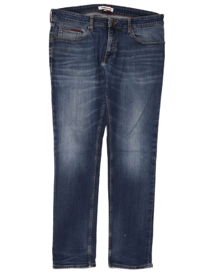 Tommy Hilfiger Mens Slim Jeans W36 L32 Blue