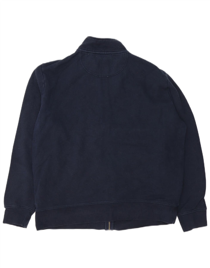 Marks & Spencer Mens Tracksuit Top Jacket XL Navy Blue Cotton