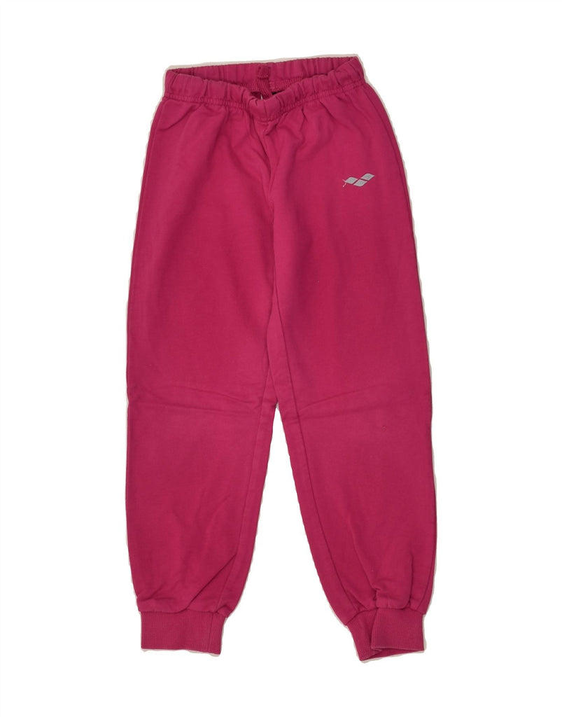 ARENA Girls Tracksuit Trousers Joggers 8-9 Years Pink Cotton | Vintage Arena | Thrift | Second-Hand Arena | Used Clothing | Messina Hembry 