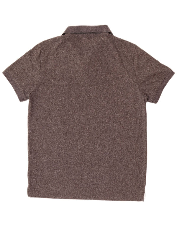 Jack Wills Mens Polo Shirt XL Grey Flecked Polyester