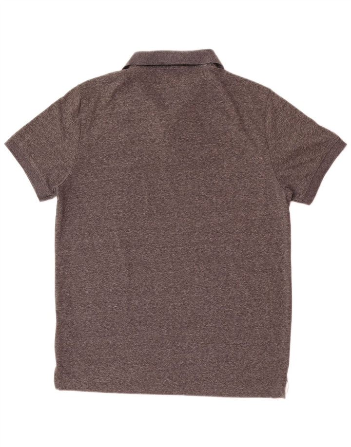 Jack Wills Mens Polo Shirt XL Grey Flecked Polyester