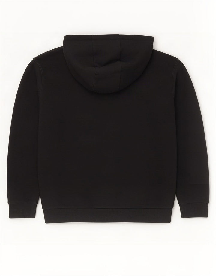 Ellesse Mens Graphic Hoodie Jumper Small Black Cotton