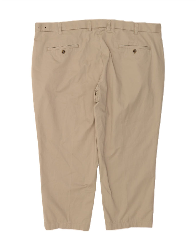 BROOKS BROTHERS Mens Clark Straight Chino Trousers W44 L24 Beige Cotton Vintage Brooks Brothers and Second-Hand Brooks Brothers from Messina Hembry 