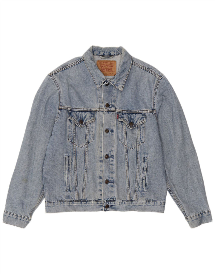 Levi's Mens 70503 Denim Jacket UK 38 Medium Blue Cotton