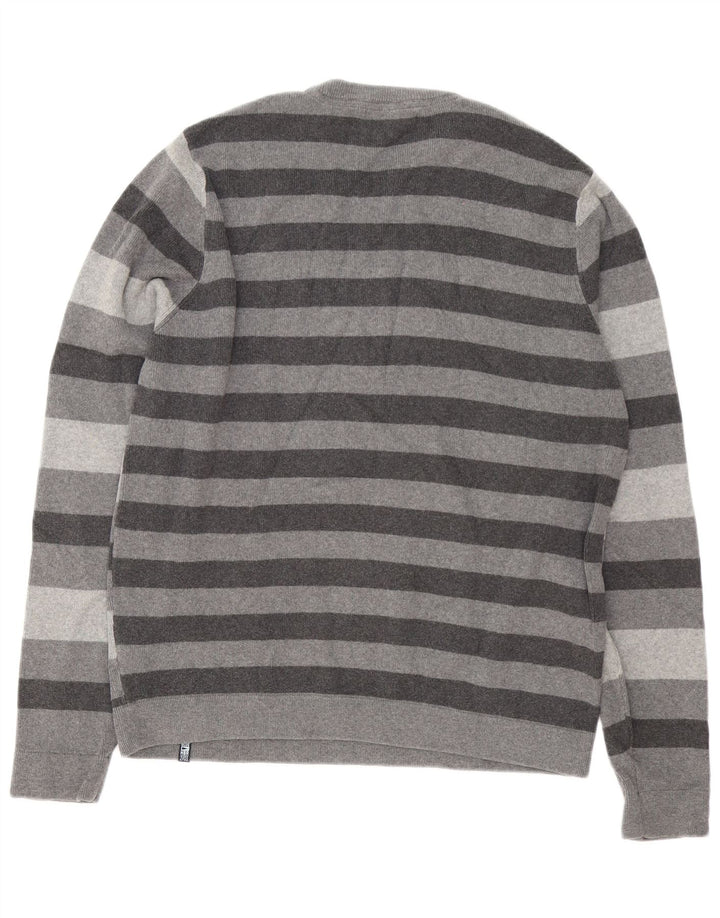 Marks & Spencer Mens Blue Harbour Crew Neck Jumper Sweater Large Grey