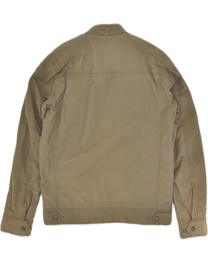 JACK & JONES Mens Bomber Jacket UK 38 Medium Khaki | Vintage Jack & Jones | Thrift | Second-Hand Jack & Jones | Used Clothing | Messina Hembry 