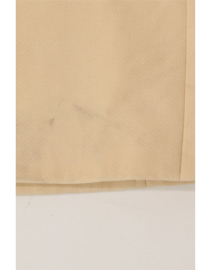 Luisa Spagnoli Womens Overcoat IT 44 Medium Off White Polyamide